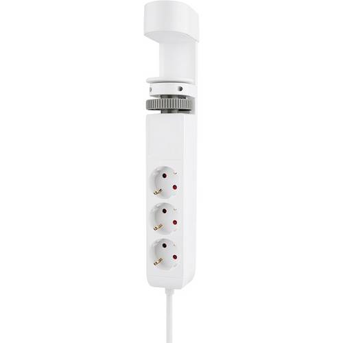 Thumbnail - Neomounts DS22-840WH6 Tischsteckdose Weiß Schutzkontakt 1 St.