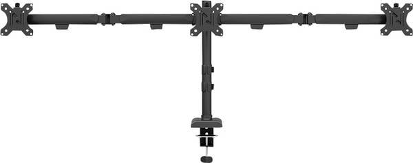 Neomounts DS60-600BL3  Monitor-Standfuß 3 Display(s) 25,4 cm (10") - 68,6 cm (27") Schwarz Höhenverstellbar, Neigbar, Schwenkbar, Stand