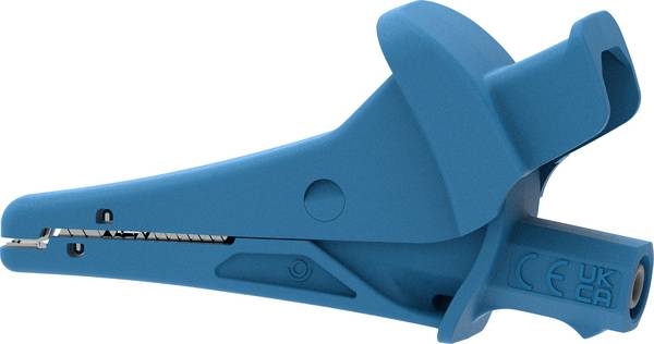 Electro PJP 5104-IEC-CD1-BL Krokodilklemme Blau Klemmbereich max.: 25 mm Länge: 91 mm 1 St.