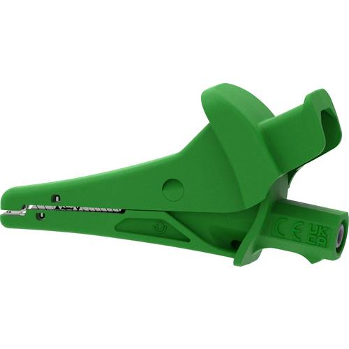 Electro PJP 5104-IEC-CD1-V Krokodilklemme Grün Klemmbereich max.: 25 mm Länge: 91 mm 1 St.