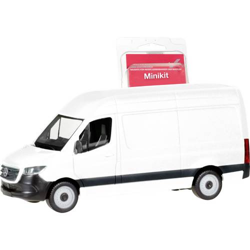 Herpa 013475 H0 LKW Modell Mercedes Benz Sprinter 18 Kasten Hochdach, weiß