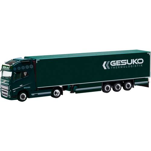 Herpa 318280 H0 LKW Modell Volvo FH 16 GL XL 2020 Kühlkoffer-Sattelzug GESUKO