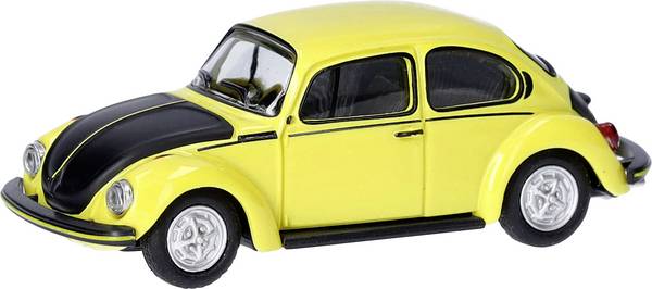 Herpa 421102 H0 PKW Modell Volkswagen Käfer 1303 "Der gelb-schwarze Renner"