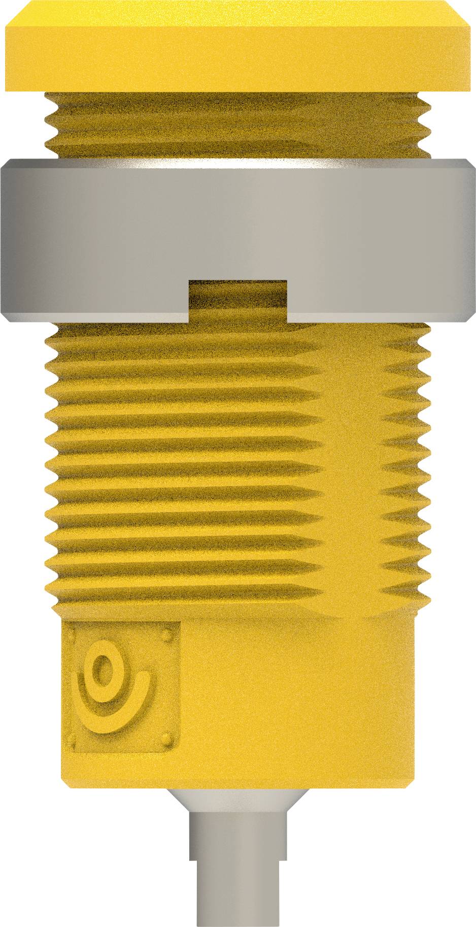 Electro PJP 3275-C-CD1-J Sicherheits-Einbaubuchse Gelb 1 St.