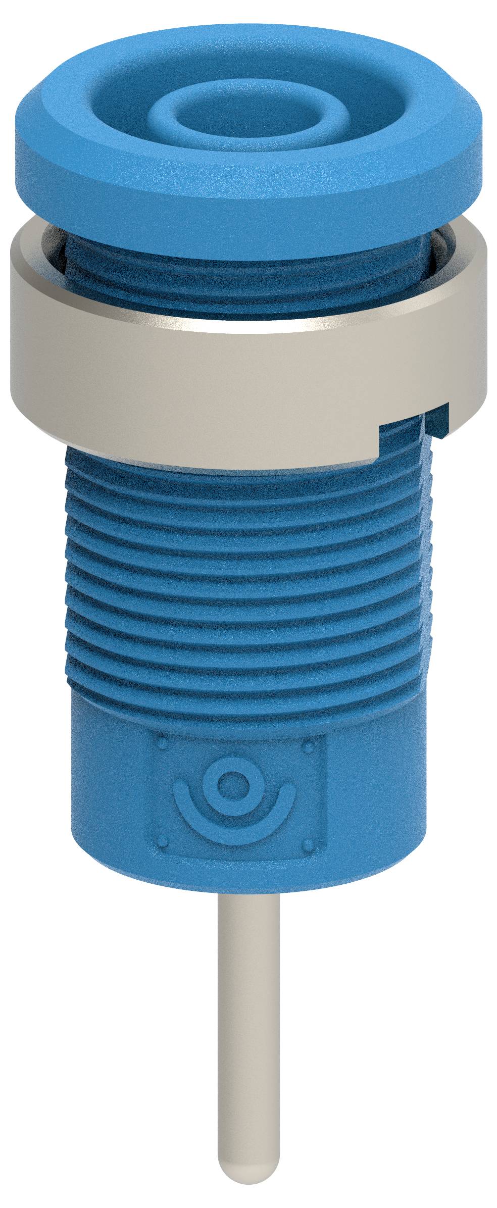 Electro PJP 3267-C-CD1-BL Sicherheits-Einbaubuchse Stift-Ø: 1.9 mm Weiß 1 St. Single-1