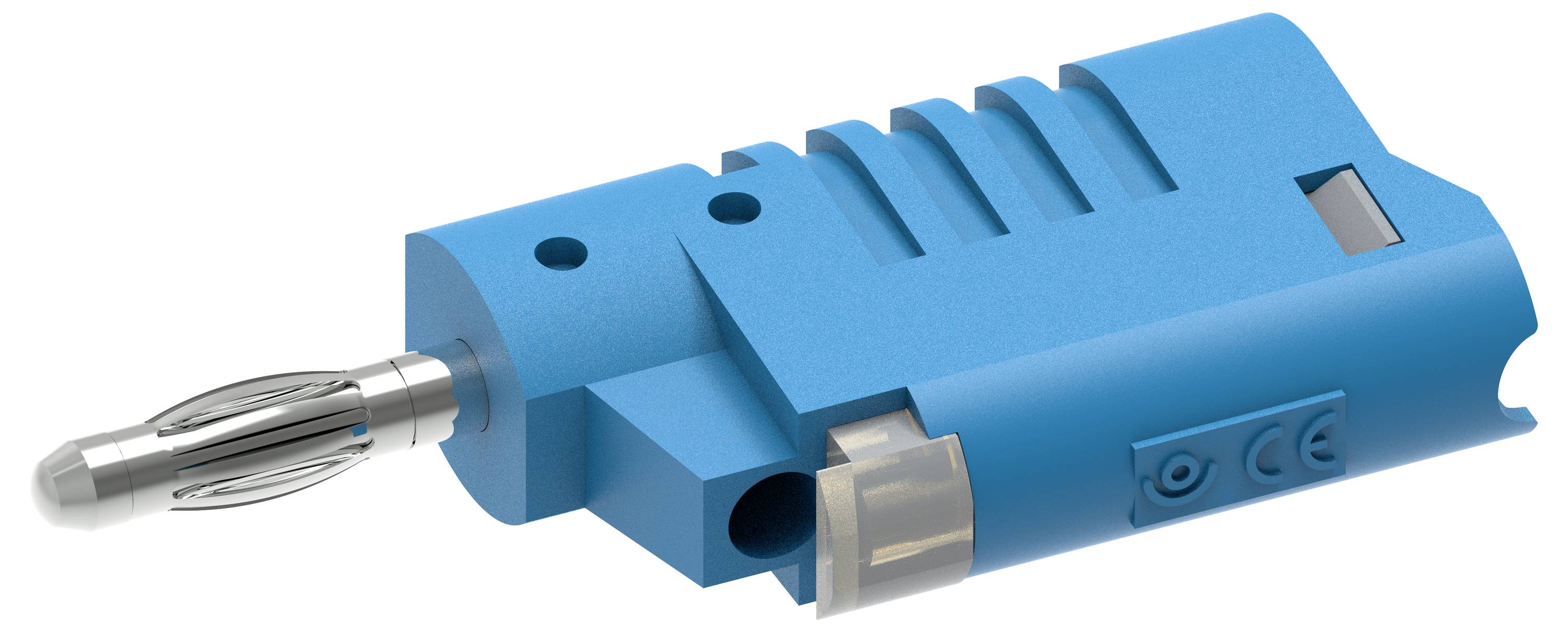 Electro PJP 1087-CD1-BL Bananenstecker Blau 1 St.-1