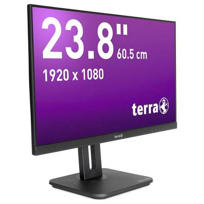 Ein Monitor mit der Bildschirmgröße 23,8 Zoll (60,5 cm) und einer Auflösung von 1920 x 1080.