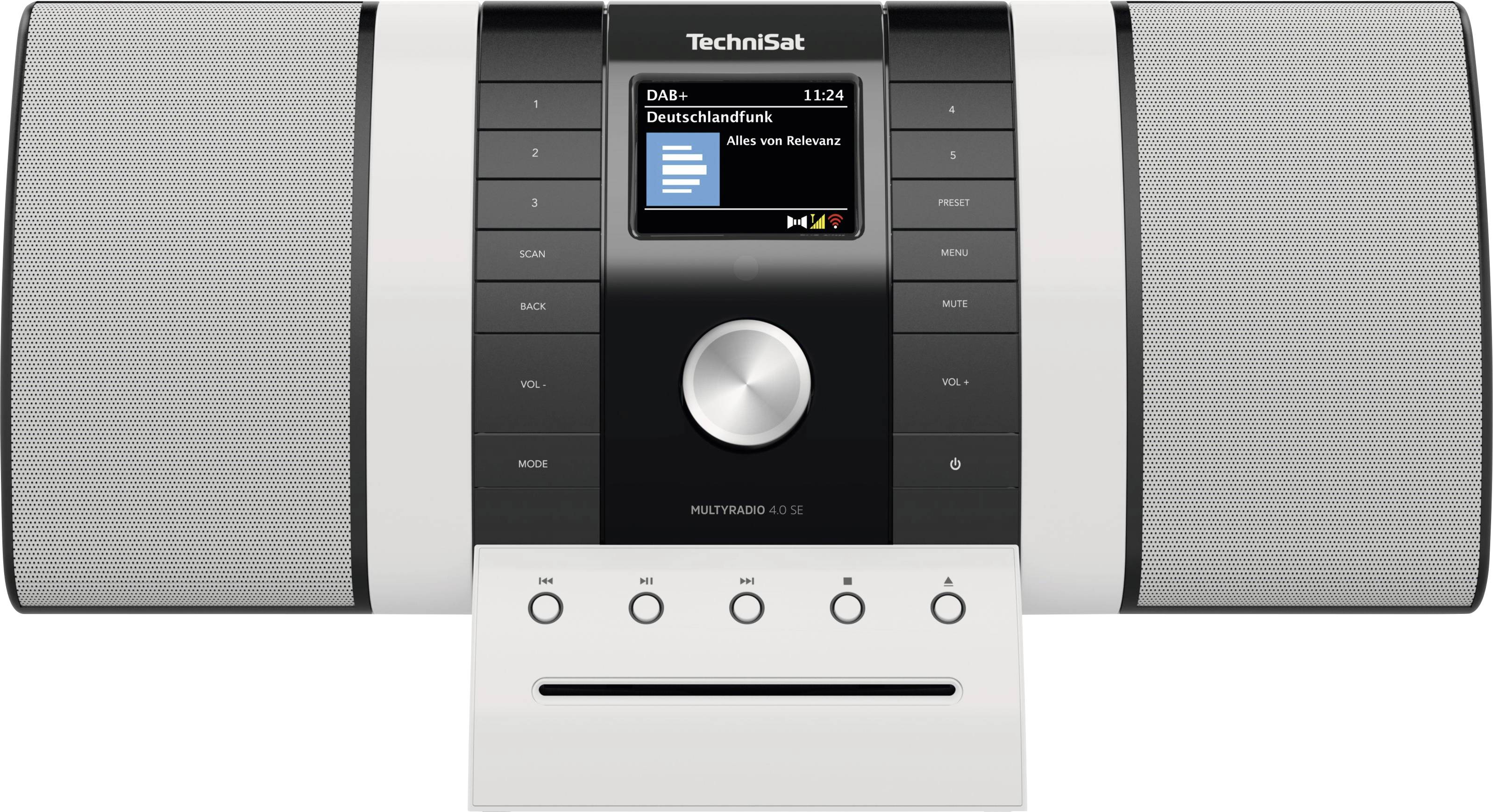 Thumbnail - TechniSat MULTYRADIO 4.0 SE, schwarz/weiß Internet Tischradio DAB+, UKW Schwarz, Weiß