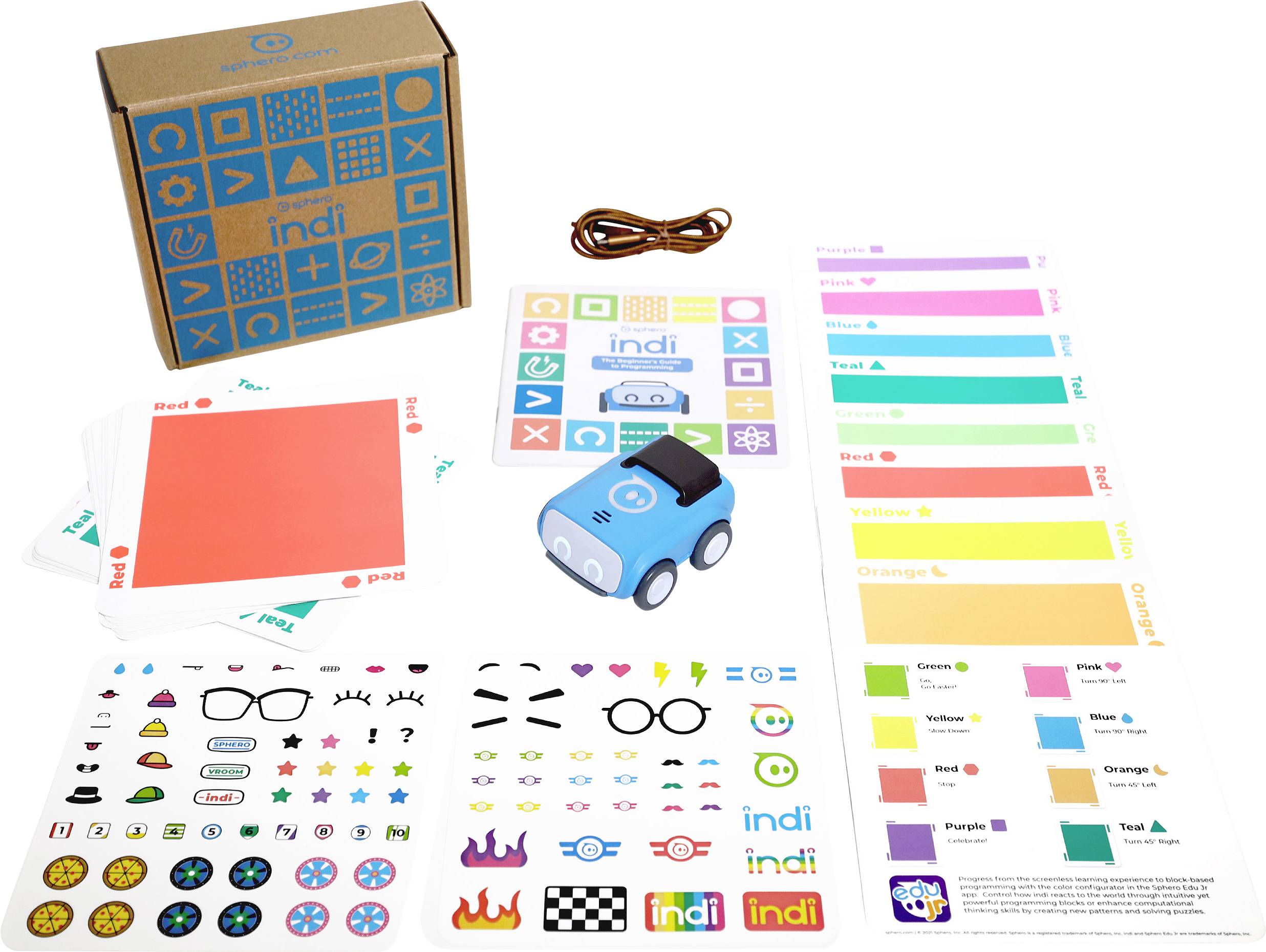 Sphero 980-0530 Sphero indi - Student Kit Experimentierkasten-0