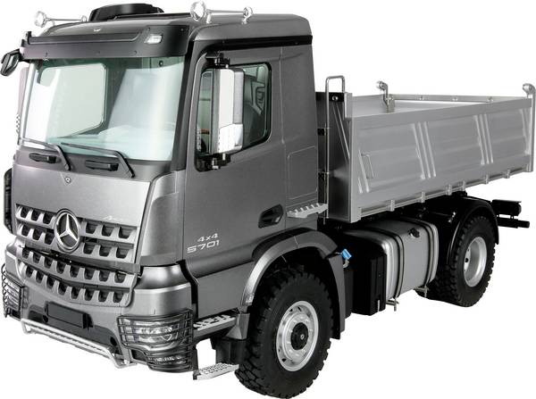 Amewi 22692 Mercedes-Benz Arocs Muldenkipper 4x4 anthrazit 1:14 Elektro RC Modell-LKW RtR