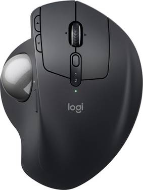 Logitech MX Ergo S  Trackball Kabellos   Optisch Mehrfarbig 8 Tasten 2048 dpi