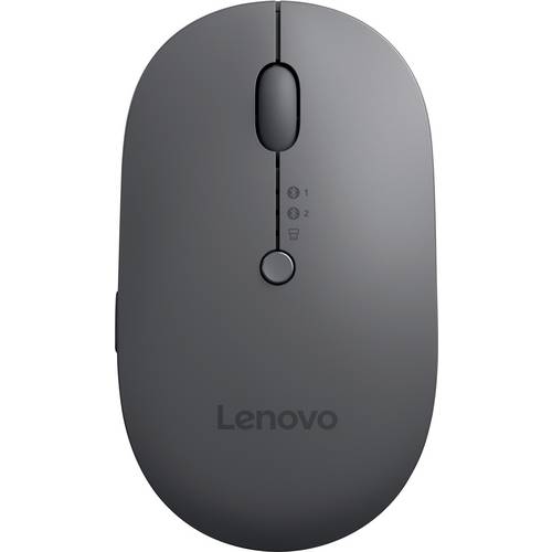 Lenovo X9 Edition Maus Bluetooth®, Funk Optisch Grau 5 Tasten 2400 dpi Geräuscharme Tasten, Integriertes Scrollrad, Wied...