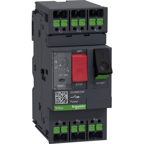 Thumbnail - Schneider Electric GV2ME20A Motorschutzrelais 1 St. (B x H x T) 45 x 101 x 78.5 mm