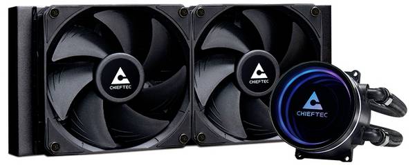 Chieftec Cooler Chieftec Iceberg 240 Dark AiO Was Wasserkühlung-Chipkühler