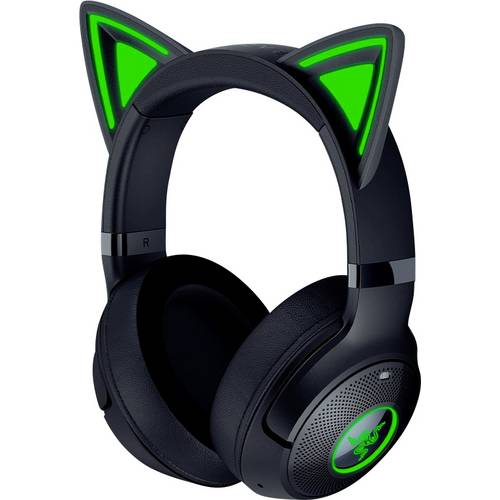 Thumbnail - RAZER Kraken Kitty V2 Over Ear Headset Kabellos, Bluetooth® Stereo Schwarz Gaming