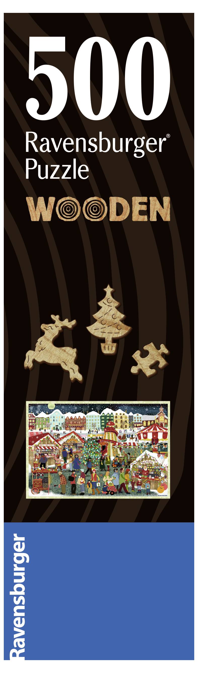 Erwachsenenpuzzle 500 Teile - Christmas 12001539 RAVENSBURGER - Wooden Puzzle - Weihnachtsmarkt 500 Teile 1 St. 12001539-2
