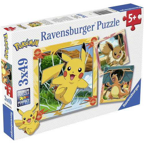 Kinderpuzzle 3x49 Teile - Pokémon 12004062 1 St.