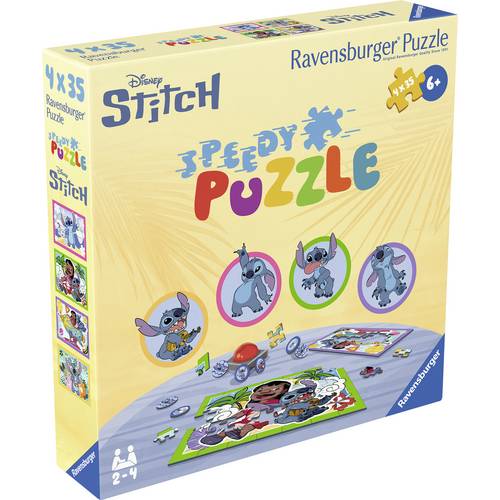 Ravensburger Kinderpuzzle 4x35 Teile - Disney Stitch 12004178 12004178 1 St.