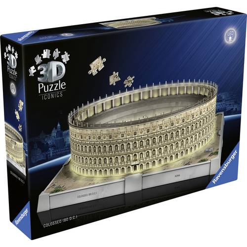 Ravensburger 3D Puzzle Iconics: Kolosseum Rom mit LED 12008034 1 St.
