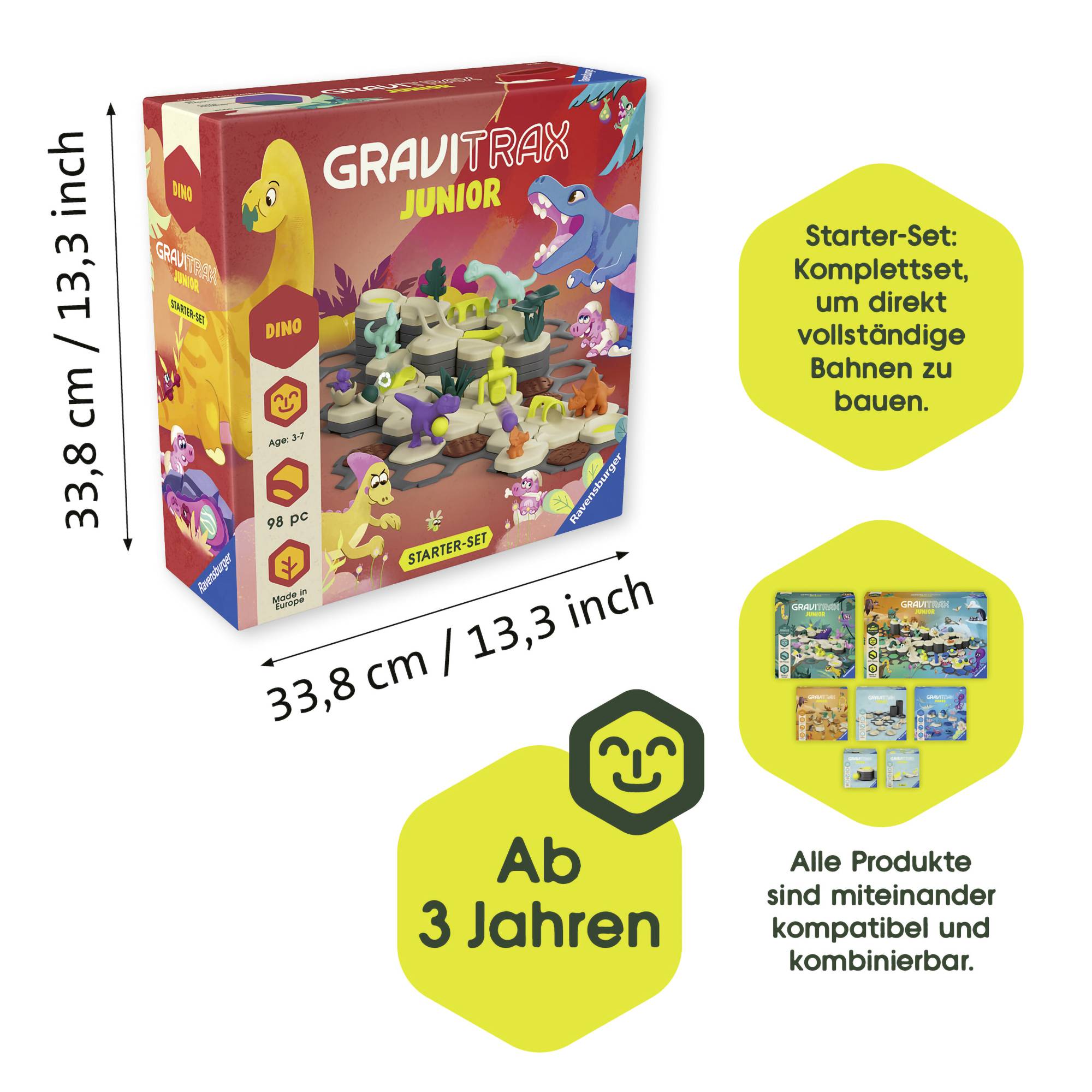 Ravensburger 24586 GraviTrax Junior - Starter-Set L Dino-3