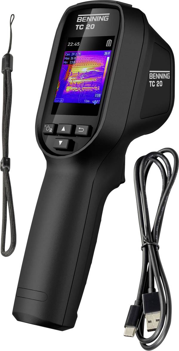 Benning TC 20 Wärmebildkamera  -20 bis 550 °C  25 Hz 2m fallsicher