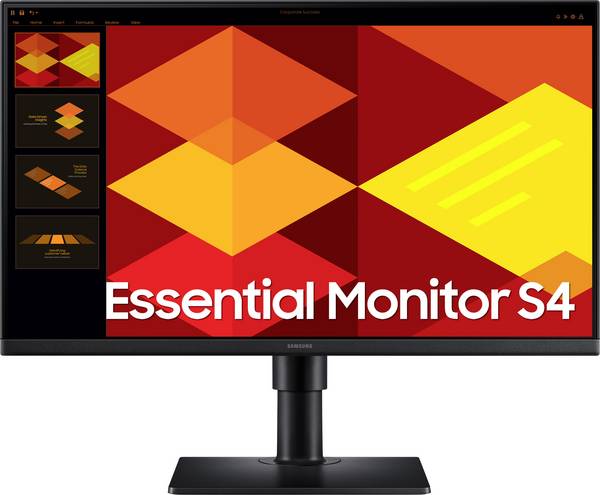 Samsung Essential Monitor S4 LS24D402GAU LCD-Monitor  EEK C (A - G) 61 cm (24 Zoll) 1920 x 1080 Pixel 16:9 5 ms DisplayPort, HDMI® IPS LCD