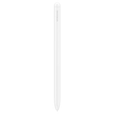 Ein schlanker, zylindrischer Stylus mit minimalistischem Design und einer dezenten Rille nahe der Spitze, wahrscheinlich für Touchscreen-Geräte entwickelt.
