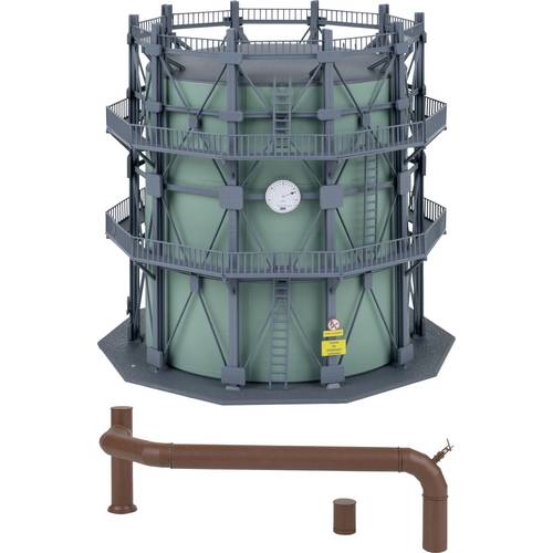 Thumbnail - Faller 130157 H0 Gasometer mit Rohrleitungen