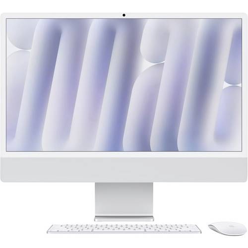 Apple CTO iMac 24 Retina 4.5K (M4, 2024) CTO 61 cm (24 Zoll) Silber 16 GB RAM 256 GB SSD M4 mit 8-Core CPU 8-Core GPU Z1...