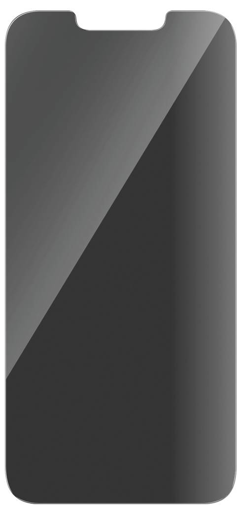 Ein modernes Smartphone mit schwarzem Bildschirm und glänzendem Finish.