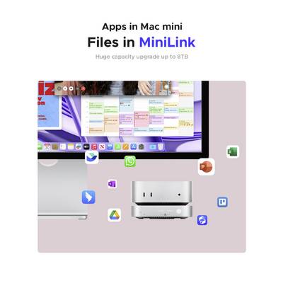 ORICO USB-C® Dockingstation MiniLink M49P Passend für Marke Dockingstations: Apple Mac mini M.2 SSD Steckplatz-6
