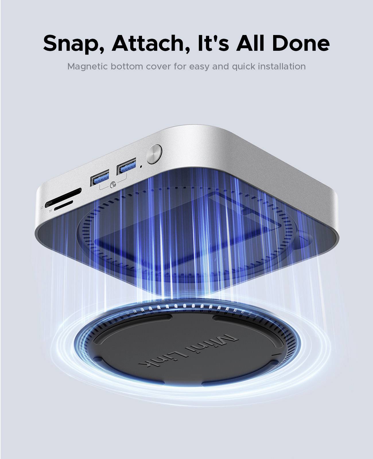 ORICO USB-C® Dockingstation MiniLink M49P Passend für Marke Dockingstations: Apple Mac mini M.2 SSD Steckplatz-9