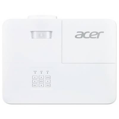 Ein weißer Acer-Projektor mit Bedienungstasten.