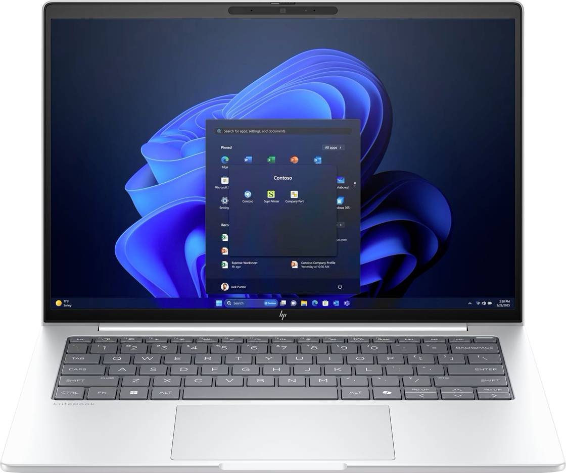 HP Notebook EliteBook 8 G1i 33.8 cm (13.3 Zoll) WUXGA Intel® Core™ Ultra 5 (Series 2) 225U 16 GB RAM 512 GB SSD Deutsch,