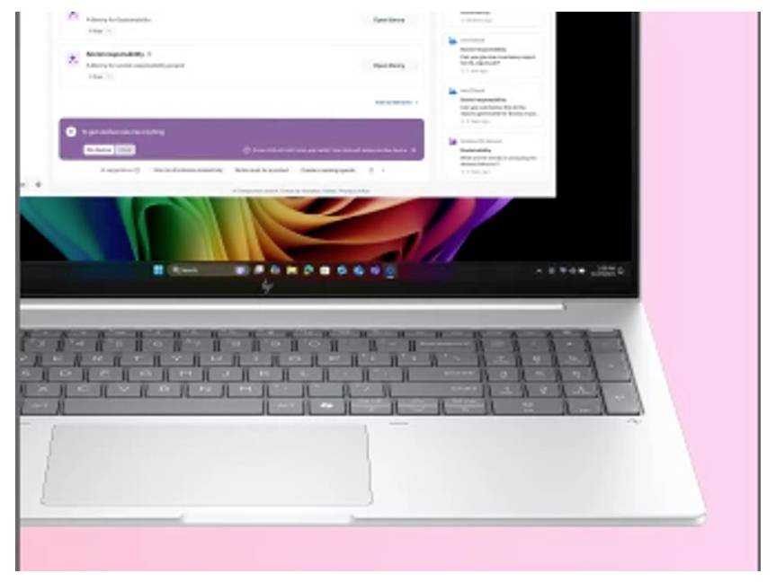 HP Notebook EliteBook 8 G1a 35.6 cm (14 Zoll) WQXGA AMD Ryzen AI 5 340 32 GB RAM 512 GB SSD Deutsch, QWERTZ Silber AD3F8-4