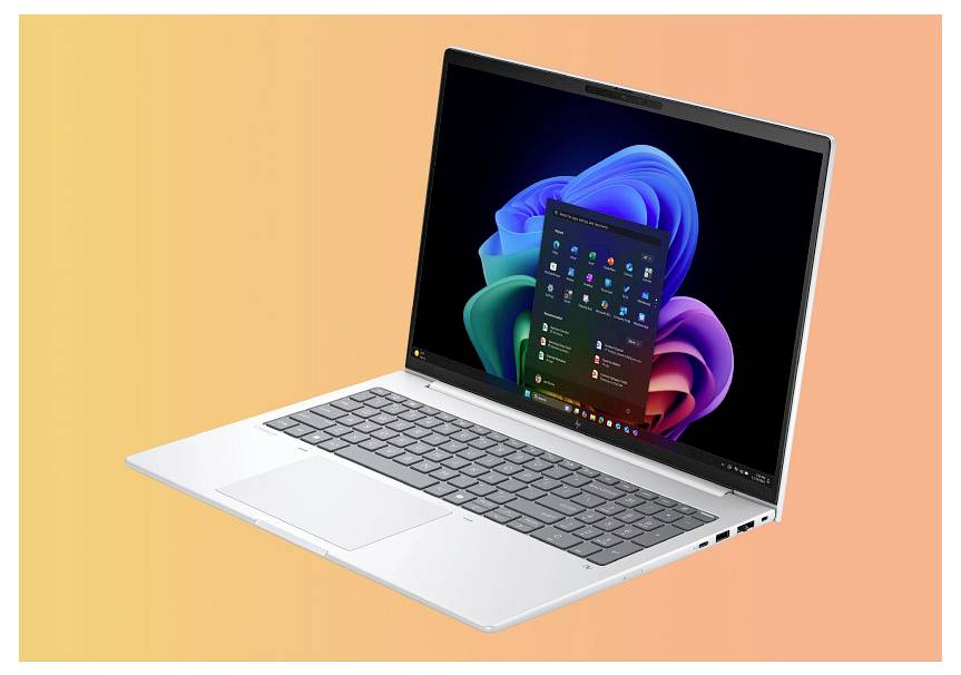 HP Notebook EliteBook 8 G1a 40.6 cm (16 Zoll) WUXGA AMD Ryzen 7 250 64 GB RAM 1 TB SSD Deutsch, QWERTZ Silber AD3F9ET-1