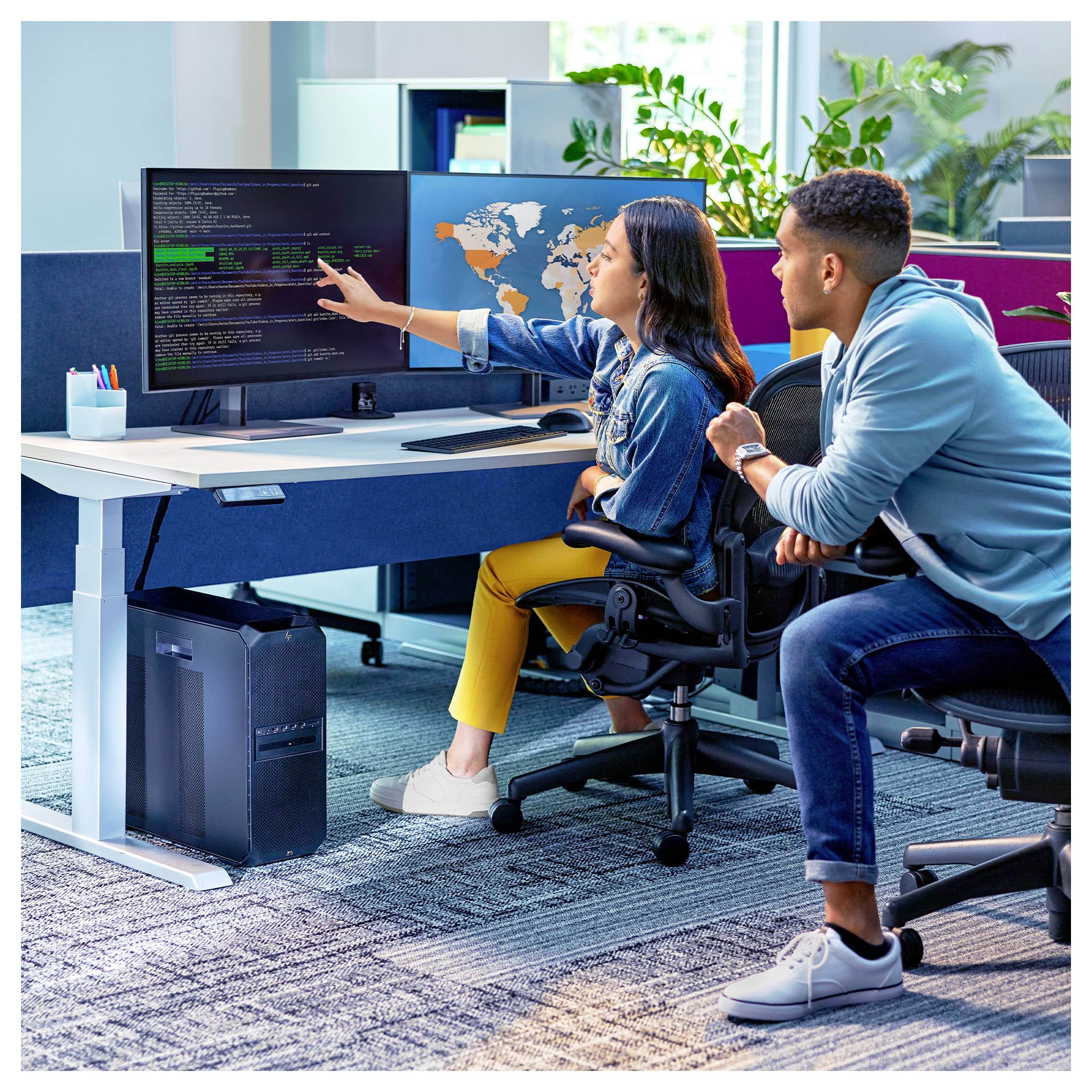 HP Workstation Z6 G5 Tower AMD Ryzen Threadripper Pro 7955WX 5.1 GHz 64 GB RAM 2 TB SSD 82F95ET-8