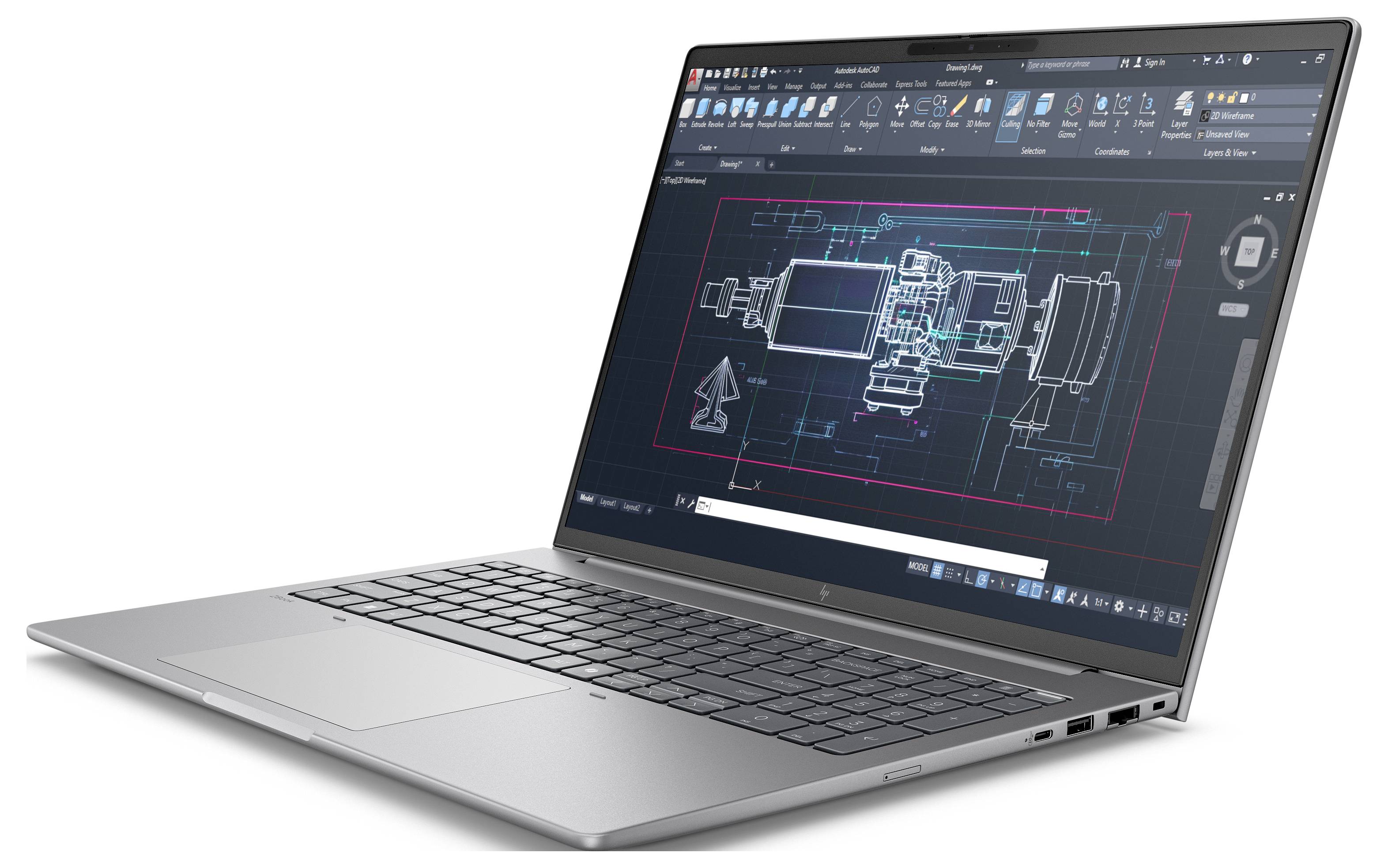 HP Workstation Notebook ZBook 8 G1i 40.6 cm (16 Zoll) WUXGA Intel® Core™ Ultra 7 (Series 2) 255H 32 GB RAM 1 TB SSD Deut-4