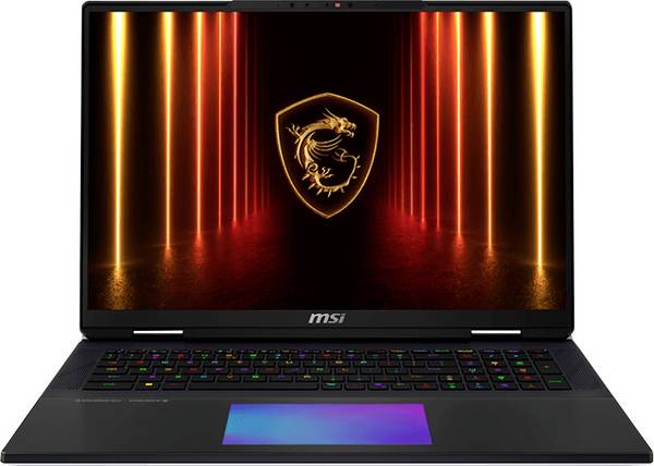 MSI Gaming Notebook 001824-656  45.7 cm (18 Zoll) UHD+ Intel® Core™ Ultra 9 285HX 64 GB RAM  2 TB SSD Deutsch, QWERTZ       Schwarz, Silber  001824-656