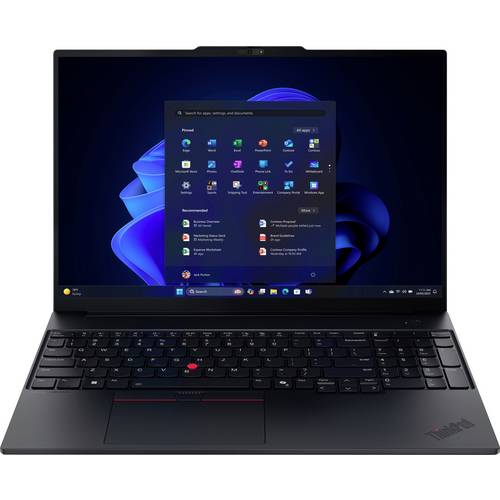 Lenovo Notebook ThinkPad E16 G3 40.6 cm (16 Zoll) WQXGA Intel® Core™ Ultra 7 255H 32 GB RAM 1 TB SSD Deutsch, QWERTZ Sch...