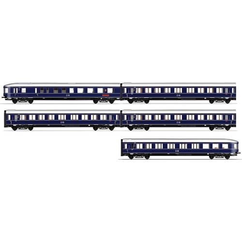 Rivarossi HR4389 H0 DB, 5-tlg. Zugset Blauer Enzian, Blau