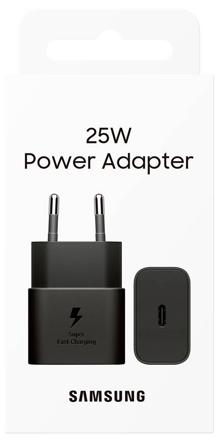 Samsung Samsung Schnellladegerät, USB-C, 25W Ladeadapter 25 W USB-C® Schwarz Steckdose-5