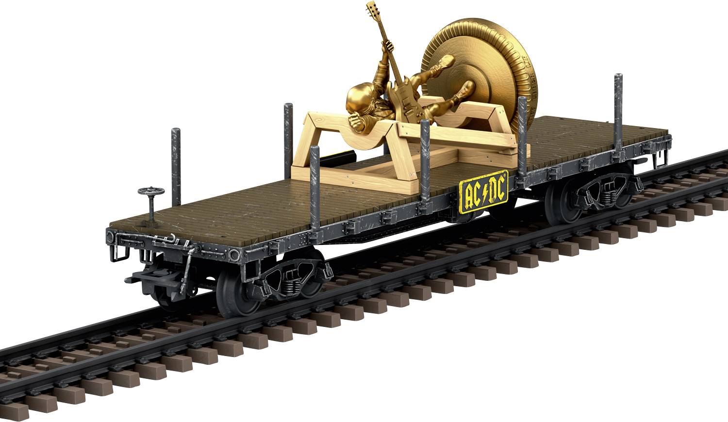 M&auml;rklin 48837 H0 platte wagen &bdquo;Stiff Upper LIP&rdquo;, ACDC