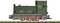 Grüne ÖBB-Lokomotive, Nummer 2092.04, auf einem Bahngleis, seitlich gesehen.
