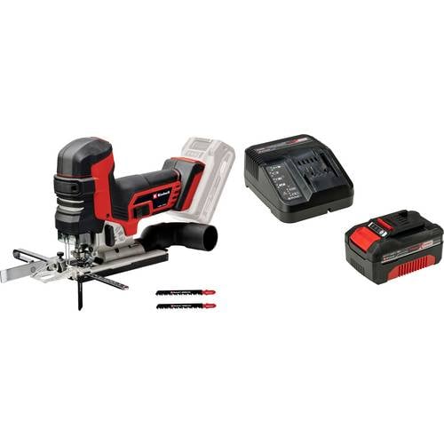 Set bestehend aus Einhell Akku-Stichsäge TP-JST 18/135 Li BL und Einhell Power X-Change Start-Kit 18V 4Ah