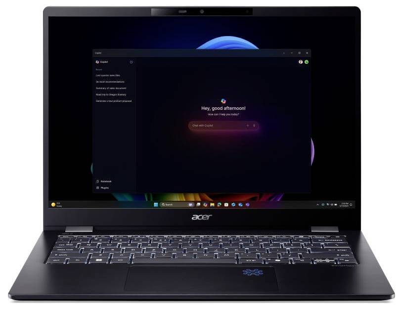 Acer Notebook TravelMate P6 35.6 cm (14 Zoll) WUXGA Intel® Core™ Ultra 5 (Series 2) 226V 16 GB RAM 512 GB SSD Deutsch, Q-1