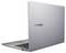 Ein silberner Laptop, von hinten betrachtet, zeigt das Logo "ASUS EVERYBODY".