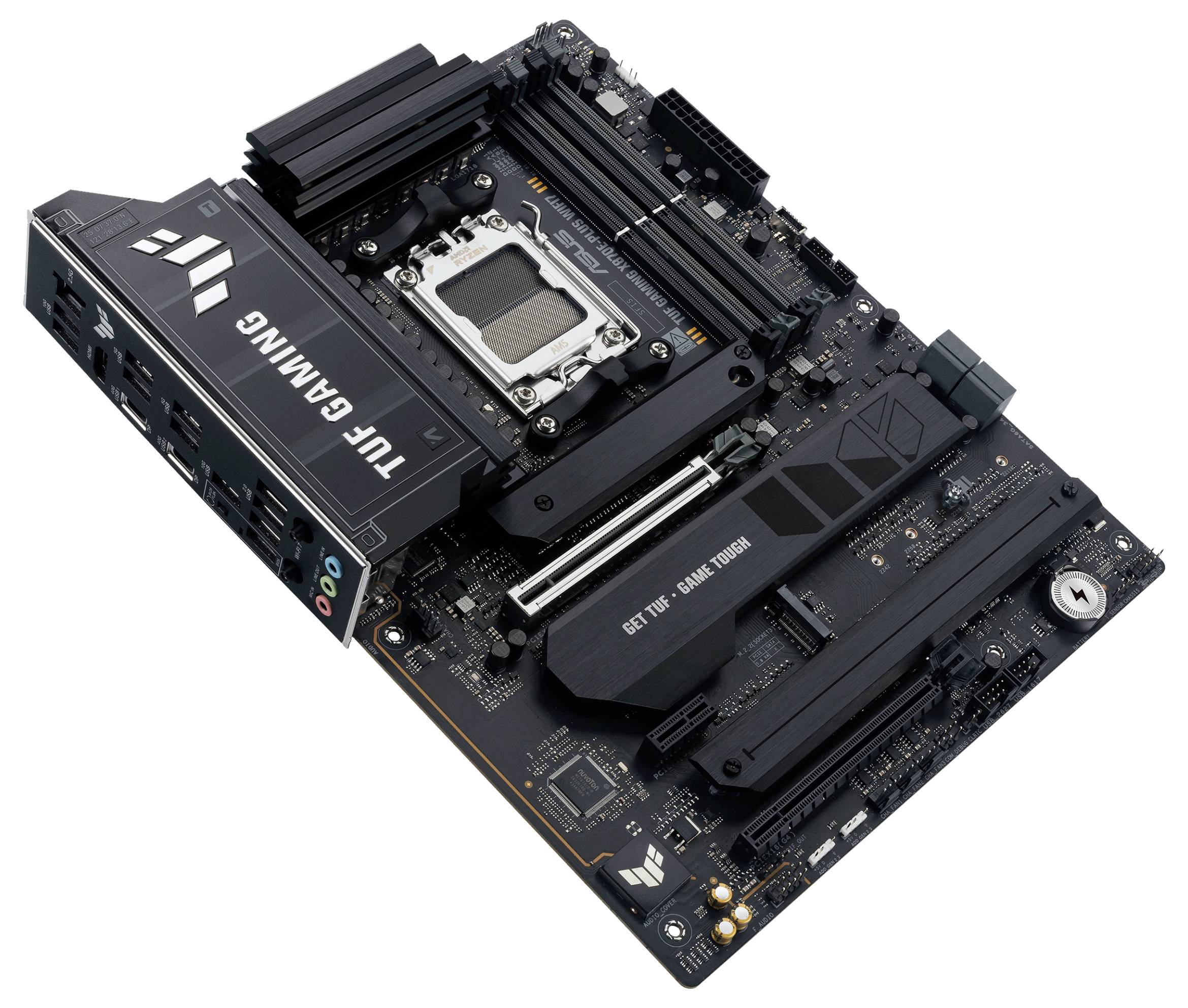 Asus TUF X870E-PLUS Mainboard Sockel (PC) AMD® AM5 Formfaktor (Details) ATX Mainboard-Chipsatz AMD® X870E-4