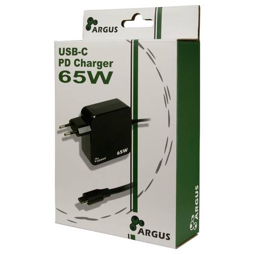 Thumbnail - Inter-Tech PD-2065 USB Ladegerät 65 W Schwarz Innenbereich