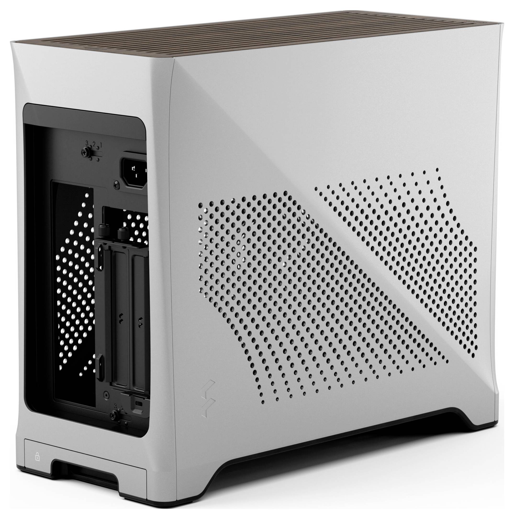 Fractal Design FD-C-ERA2N-01 Mini-Tower PC-Gehäuse Silber Staubfilter-6